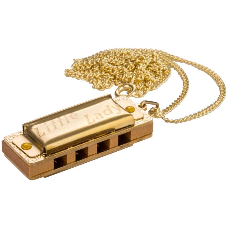 Hohner Little Lady Gold Miniatur Mundharmonika von Hohner