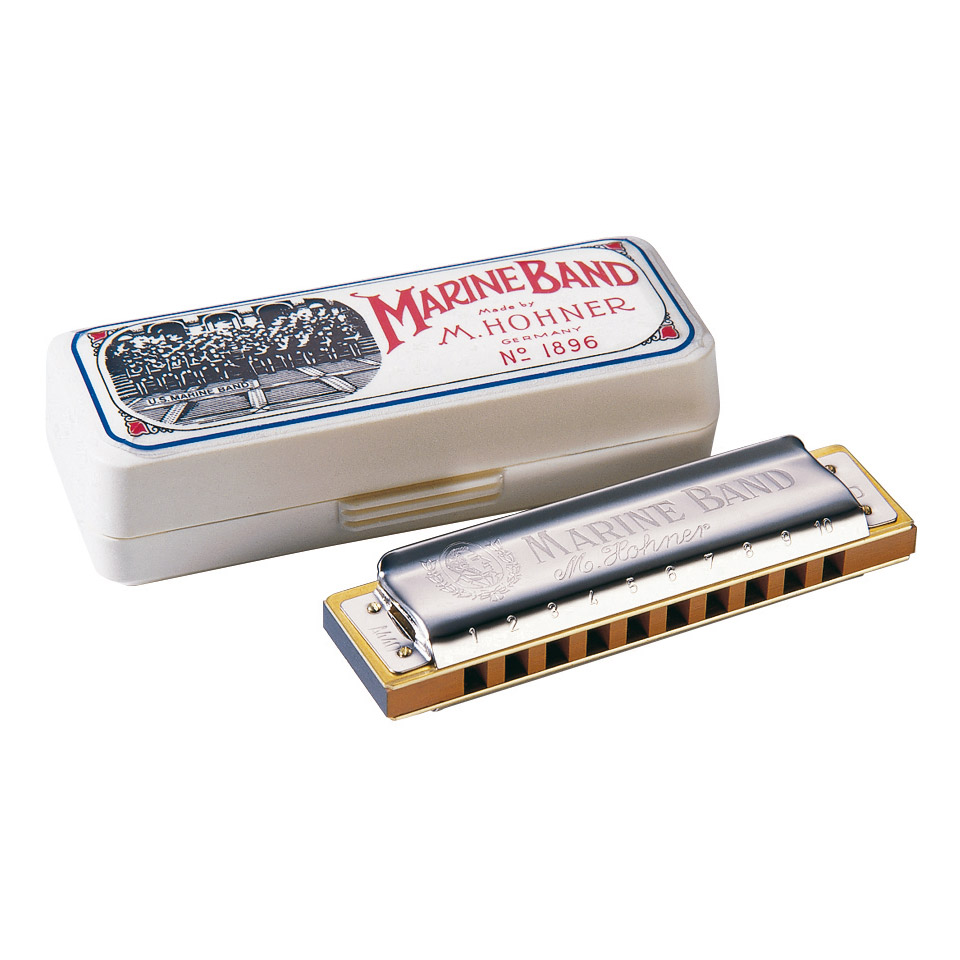 Hohner Marine Band Classic HM F# Richter-Mundharmonika von Hohner