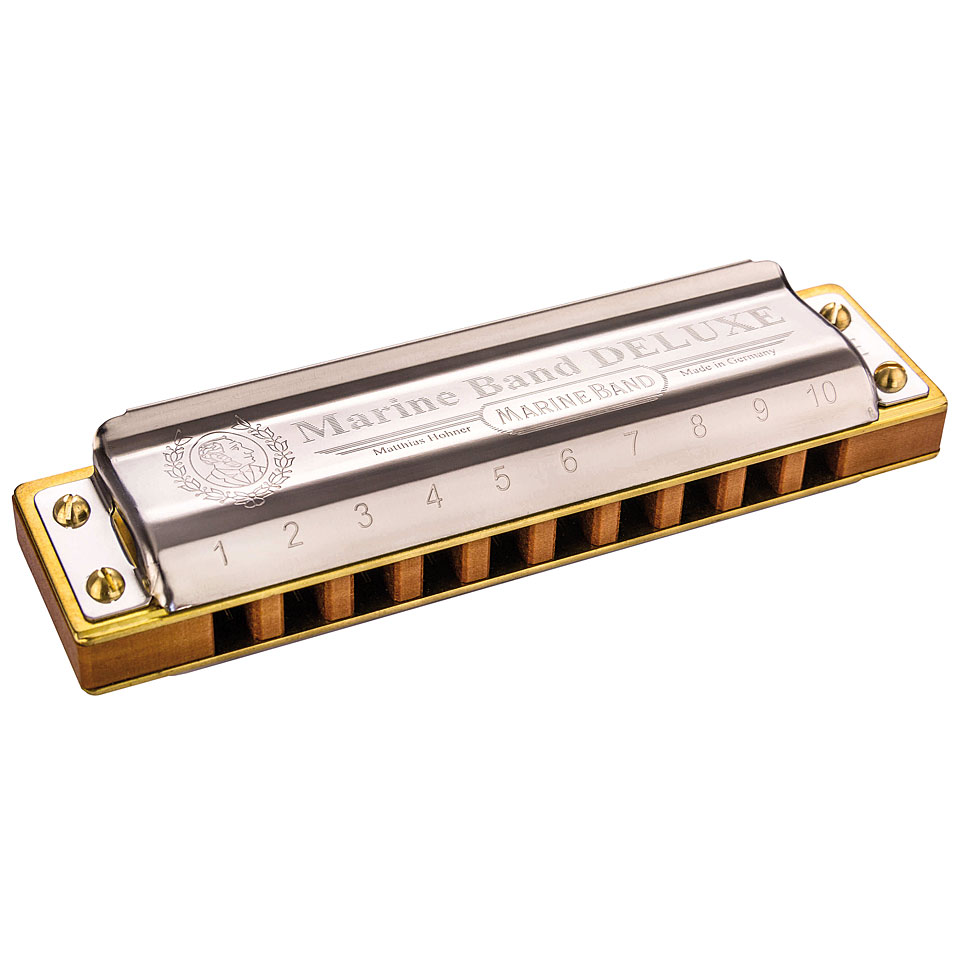 Hohner Marine Band Deluxe Eb Richter-Mundharmonika von Hohner