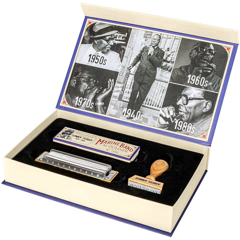 Hohner Sonny Terry Heritage Edition C Richter-Mundharmonika von Hohner