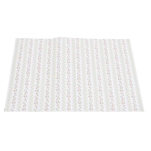 Hohopeti 1pc Puppenhaus Dekorationen Lebensechte Papier Aufkleber Für Puppenhaus Klebe Mini Tapete Blatt von Hohopeti