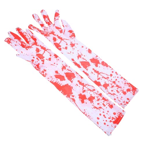 Hohopeti Handschuhe Für Halloween Polyesterhandschuhe Gruseliges Design Party- Und Cosplay-zubehör 1 Paar von Hohopeti