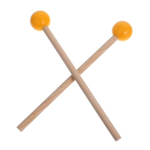 Hohopeti 1 Paar Trommelschlägel: Mit Gummikopf Und Holzgriff. Multifunktionale Percussion-Sticks Für Xylophon, Glockenspiel Und Übungssitzungen Hohopeti 1 Paar Trommelschlägel: Mit Gummikopf Und Holzgriff. Multifunktionale Percussion-Sticks Für Xylophon, Glockenspiel Und Übungssitzungen von Hohopeti