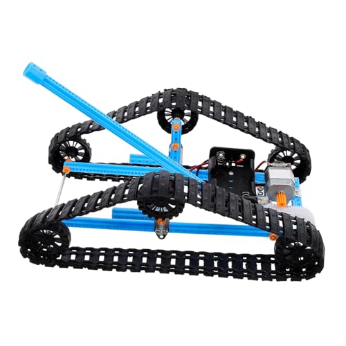 Hohopeti 1 Satz DIY Tracked Car Modellbau Kit für Schüler Wissenschaftliches Experimentierspielzeug Kreativität und Feinmotorik Einfach zu Montieren ohne Batterien Hohopeti 1 Satz DIY Tracked Car Modellbau Kit für Schüler Wissenschaftliches Experimentierspielzeug Kreativität und Feinmotorik Einfach zu Montieren ohne Batterien von Hohopeti