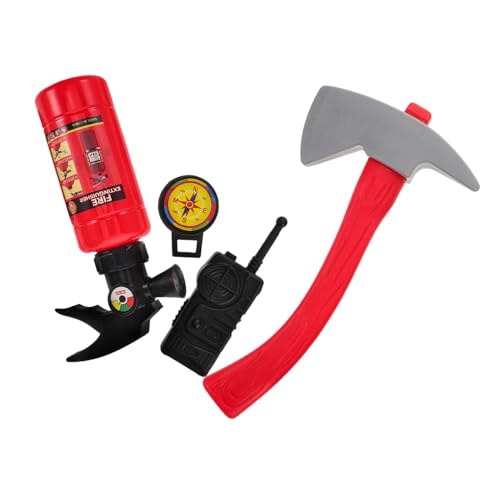 Hohopeti 1 Satz Feuerwehrmann Kostümset mit Realistischem Zubehör Teiliges Rollenspiel Set für Kreative für Kostümpartys Halloween und Gruppenspiele Hohopeti 1 Satz Feuerwehrmann Kostümset mit Realistischem Zubehör Teiliges Rollenspiel Set für Kreative für Kostümpartys Halloween und Gruppenspiele von Hohopeti