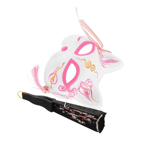 Hohopeti 1 Satz Handbemalte Tierhalbmaske mit Faltbarem Handfächer für Partys Stilvolle Kostüm Accessoires Hohopeti 1 Satz Handbemalte Tierhalbmaske mit Faltbarem Handfächer für Partys Stilvolle Kostüm Accessoires von Hohopeti