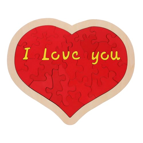Hohopeti 1 Satz Puzzle Romantisches Großes Rotes Herz Jigsaw für Hochzeits und Jubiläumsdekoration Kompakt Leicht für Entspannende Hohopeti 1 Satz Puzzle Romantisches Großes Rotes Herz Jigsaw für Hochzeits und Jubiläumsdekoration Kompakt Leicht für Entspannende von Hohopeti