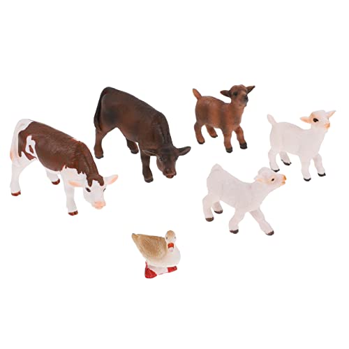 Hohopeti 1 Satz Teiliges Set Realistische Tierfiguren aus Hochwertigem Material Lernspielzeug für Tischdekoration und Kreatives Rollenspiel von Hohopeti