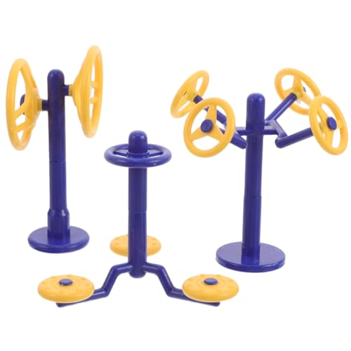 Hohopeti 1 Set Miniatur-fitnessstudio-zubehör Für Puppenhäuser: Mini-taillendrehmaschine – Kleines Fitnessgerät – DIY-sportspielset Für Kinder Zur Dekoration Im Puppenhaus von Hohopeti