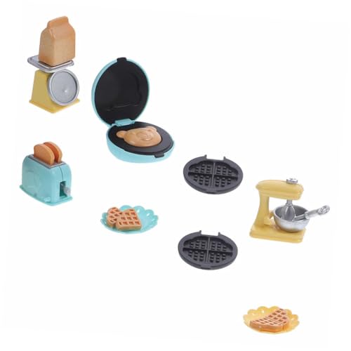 Hohopeti 1 Set Puppenhaus Küchen Requisiten Miniatur Szenen Dekor Mini Küchengeschirr Miniatur Küchen Szenen Requisite Kleines Küchenutensilien Kleines Backzubehör von Hohopeti