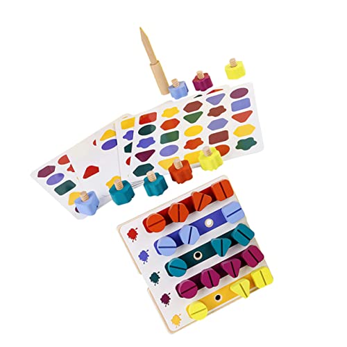 Hohopeti 1 Set Schraubenspielzeug Für Pädagogisches Zur Von Geschicklichkeit Und Kreativität Schraubenteile Verschiedenen Formen Und Farben Motorikspielzeug Für Hohopeti 1 Set Schraubenspielzeug Für Pädagogisches Zur Von Geschicklichkeit Und Kreativität Schraubenteile Verschiedenen Formen Und Farben Motorikspielzeug Für von Hohopeti