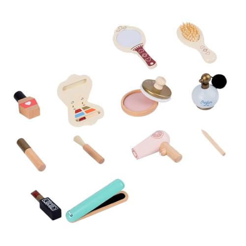 Hohopeti Simuliertes Holzspielzeug Prinzessin Make-up-Set Mädchenspielzeug Jungen Und Mädchen Verwenden Pädagogisches Spielzeug Sicheres Handgefertigtes Bastelspielzeug Hohopeti Simuliertes Holzspielzeug Prinzessin Make-up-Set Mädchenspielzeug Jungen Und Mädchen Verwenden Pädagogisches Spielzeug Sicheres Handgefertigtes Bastelspielzeug von Hohopeti