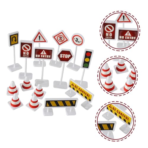 Hohopeti 10 Sätze Miniatur Verkehrszeichen und Absperrungen für Pädagogisches Verkehrslernset Langlebig Sicher Realistische Straßenverkehrsszenen Fördert Spielerisch Verkehrssicherheit und Hohopeti 10 Sätze Miniatur Verkehrszeichen und Absperrungen für Pädagogisches Verkehrslernset Langlebig Sicher Realistische Straßenverkehrsszenen Fördert Spielerisch Verkehrssicherheit und von Hohopeti