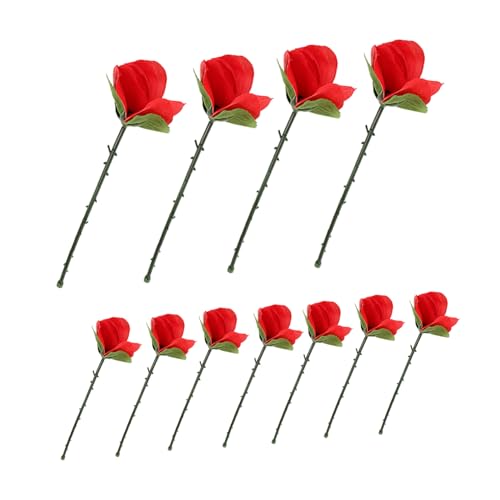 Hohopeti 10 Stück Faltbare Zauberrosen Illusionseffekt Seidenblumen Requisiten für Bühnenauftritte Bar Shows Party Deko Zaubertricks für Anfänger und Profis Hohopeti 10 Stück Faltbare Zauberrosen Illusionseffekt Seidenblumen Requisiten für Bühnenauftritte Bar Shows Party Deko Zaubertricks für Anfänger und Profis von Hohopeti