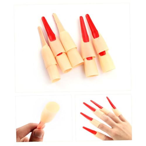 Hohopeti 10 Stück Halloween Fingerlinge Halloween Dekoration Cosplay Requisiten Unheimlich Seltsam Partyzubehör Gruseliges Punk Zubehör Zufällige Farbe Hohopeti 10 Stück Halloween Fingerlinge Halloween Dekoration Cosplay Requisiten Unheimlich Seltsam Partyzubehör Gruseliges Punk Zubehör Zufällige Farbe von Hohopeti
