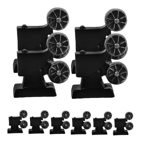 Hohopeti 10 Stück Retro-filmprojektor Deko Wohnkultur Projektormodell Miniaturfigur Projektorstatue Lebensechte Projektor-modellierungsstütze Projektorverzierung Harz von Hohopeti