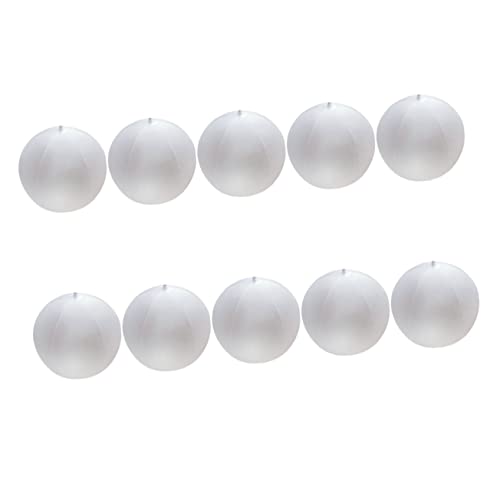 Hohopeti 10 Stück Teiliges Aufblasbares Beachball aus Halbtransparent und Multifunktionale Spielbälle für Leicht und Robust für Strand und Poolpartys Outdoor Wasserspielzeug von Hohopeti