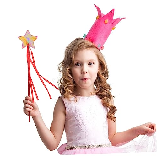 Hohopeti 10 Stück Teiliges Five Pointed Star Zauberstäbe für Kreative Feenstab Spielzeuge Halloween Kostüm Zubehör Sichere und Robuste Requisiten für Rollenspiele und Partyspaß von Hohopeti