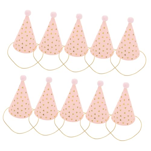 Hohopeti 10 Stück Teiliges Geburtstags-partyhüte aus Papier mit Pompom Elastisch und Bequem Bunte Party und Erwachsene Festliche Kopfbedeckung für Geburtstagsfeier und Kostümparty Hohopeti 10 Stück Teiliges Geburtstags-partyhüte aus Papier mit Pompom Elastisch und Bequem Bunte Party und Erwachsene Festliche Kopfbedeckung für Geburtstagsfeier und Kostümparty von Hohopeti