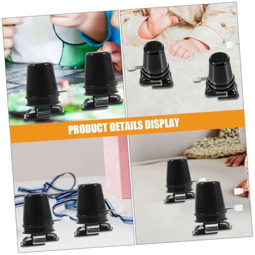 Hohopeti 10 Stück Teiliges Kunststoff Bewegung für DIY Spielzeugbasteln Kompakte Aufziehmechanik Heimwerker Zubehör für Reparatur und Selbsteinbau Schwarze Kunststoffteile für Kreative von Hohopeti