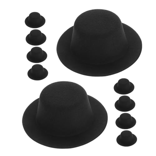 Hohopeti 10 Stück Teiliges Mini Hüte Schwarz Leichte DIY Pet und Puppen Hüte Dekorative Kleine Top für Partydekoration Anpassbar mit Farbe und Glitzer Haustierfreundliche Kopfbedeckungen Hohopeti 10 Stück Teiliges Mini Hüte Schwarz Leichte DIY Pet und Puppen Hüte Dekorative Kleine Top für Partydekoration Anpassbar mit Farbe und Glitzer Haustierfreundliche Kopfbedeckungen von Hohopeti
