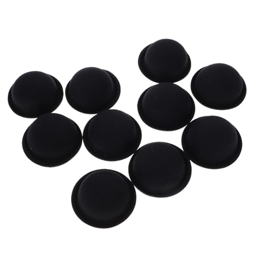 Hohopeti 10 Stück Teiliges Mini für Bastelprojekte Kleine Formelle Hüte aus Stabilem Material Vielseitig für Puppen Fotorequisiten und DIY Dekorationen Schwarz von Hohopeti