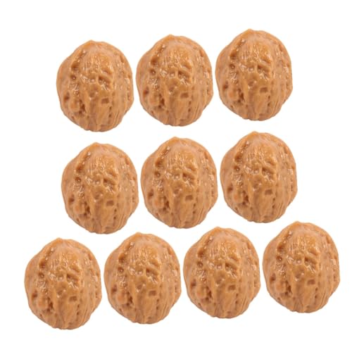 Hohopeti 10 Stück Teiliges Realistische Walnuss Modelle aus Langlebigem Naturgetreue Farbe und Textur Pflegeleicht Robuste Deko für Zuhause und Kreative Bastelprojekte Hohopeti 10 Stück Teiliges Realistische Walnuss Modelle aus Langlebigem Naturgetreue Farbe und Textur Pflegeleicht Robuste Deko für Zuhause und Kreative Bastelprojekte von Hohopeti