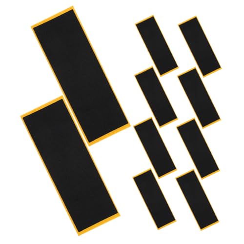 Hohopeti 10 Stück Teiliges Rutschfestes Schaumstoff Gripband für Fingerskateboards Verstärkt die Griffigkeit und Stabilität Vielseitig Einsetzbar für Präzise Tricks und Fingerboard Zubehör von Hohopeti