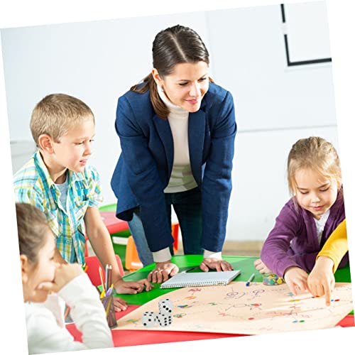 Hohopeti 10 Stück Teiliges Würfel Leuchtende Nachtglow Spielwürfel mit Schwarzer und Goldener Punktierung Kreatives Partyzubehör für Brettspiele Indoor Outdoor Spiele für Dunkle Umgebungen von Hohopeti