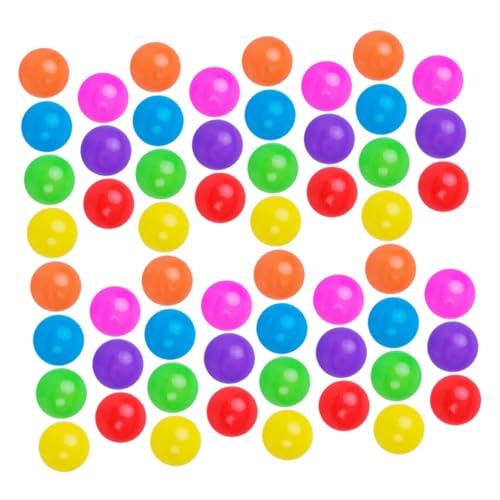 Hohopeti 100 Stück Bunte Spielhäuser Poolgruben Spielzimmer Weiche Ballvorräte Tunnel Kleinkinder Spielbälle Gruben Rund Lustig Für Babyzubehör Mini Zelte von Hohopeti