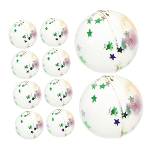 Hohopeti 100 Stück Floating Bouncy Balls mit Fünf-punkte-sternen Leichte und Sichere Wasserbälle für Kleinkinder Schwimmende Poolspielzeuge für Strand Schwimmbad und Wasserpark für von Hohopeti