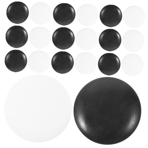 Hohopeti 100 Stück Go Steine aus Robustem Resin Kompakte Schwarze und Weiße Spielsteine Ø Langlebig und Bruchsicher für Go Brettspiel Zubehör und Kreative Bastelideen Hohopeti 100 Stück Go Steine aus Robustem Resin Kompakte Schwarze und Weiße Spielsteine Ø Langlebig und Bruchsicher für Go Brettspiel Zubehör und Kreative Bastelideen von Hohopeti