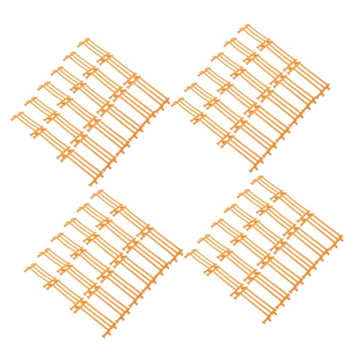 Hohopeti 100 Stück Kunststoff Zaun Spielset Miniatur Farmzaun Zubehör für Tierfiguren Stall Pferdezaun Gartenzaun Robust Langlebig für Sandkasten Diorama Hohopeti 100 Stück Kunststoff Zaun Spielset Miniatur Farmzaun Zubehör für Tierfiguren Stall Pferdezaun Gartenzaun Robust Langlebig für Sandkasten Diorama von Hohopeti