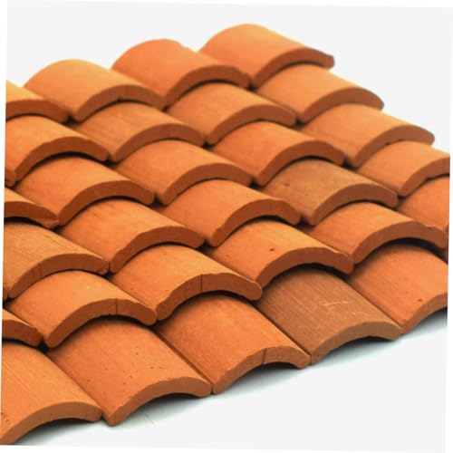 Hohopeti 100 Stück Miniatur Dachziegel Realistische Simulation Dachziegel für Puppenhaus DIY Miniaturhaus Zubehör Langlebig Einfache Montage für Garten Diorama und Modellbau Hohopeti 100 Stück Miniatur Dachziegel Realistische Simulation Dachziegel für Puppenhaus DIY Miniaturhaus Zubehör Langlebig Einfache Montage für Garten Diorama und Modellbau von Hohopeti