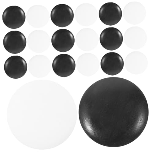 Hohopeti 100 Stück Teiliges Go Schachsteine aus Bruchfestem Resin Kleine Robuste Spielsteine Langlebige Kompakte Go Steine für Brettspiel und Reisegebrauch Je von Hohopeti