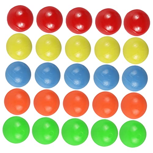 Hohopeti 100 Stück Teiliges Kleine Farbige Kunststoffkugeln Robuste Lernspielzeuge für Mathe Hilfsmittel zur Wahrscheinlichkeits und Farberkennung Leicht und Handlich Hohopeti 100 Stück Teiliges Kleine Farbige Kunststoffkugeln Robuste Lernspielzeuge für Mathe Hilfsmittel zur Wahrscheinlichkeits und Farberkennung Leicht und Handlich von Hohopeti