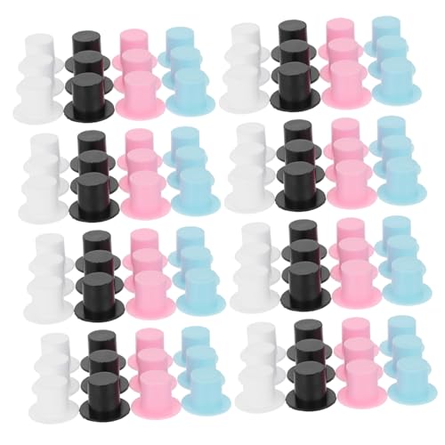 Hohopeti 100 Stück Teiliges Mini Clown Hut Bunte Kleine Mützen zum Basteln DIY Dekoration Puppenhut Karneval Party Zubehör für Kreative Handarbeiten von Hohopeti