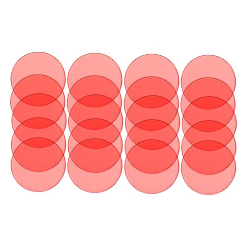 Hohopeti 100 Stück Transparente Bingo Zählchips Kleine Runde Zähler für Mathe Lernen Frühkindliche Bildung Unterrichtsspielzeug Party Spiel Zubehör von Hohopeti