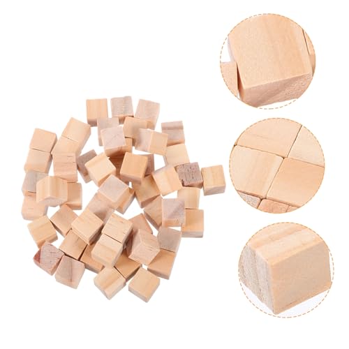 Hohopeti 100Stücke Holzklötze Unbehandelte Holzwürfel für DIY Basteln Lernspiele Kreativität und Hand Auge Koordination für Sicher und Geruchslos Hohopeti 100Stücke Holzklötze Unbehandelte Holzwürfel für DIY Basteln Lernspiele Kreativität und Hand Auge Koordination für Sicher und Geruchslos von Hohopeti