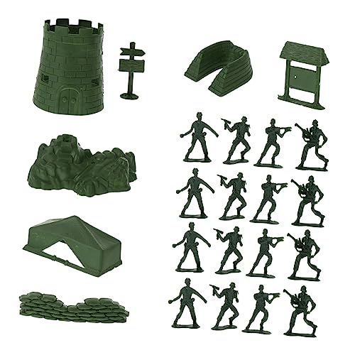 Hohopeti 100Stücke Soldatenfiguren Militärspielzeug aus Hochwertigem Kunststoff für Kreative Spiele Eltern Interaktion Große Hohopeti 100Stücke Soldatenfiguren Militärspielzeug aus Hochwertigem Kunststoff für Kreative Spiele Eltern Interaktion Große von Hohopeti