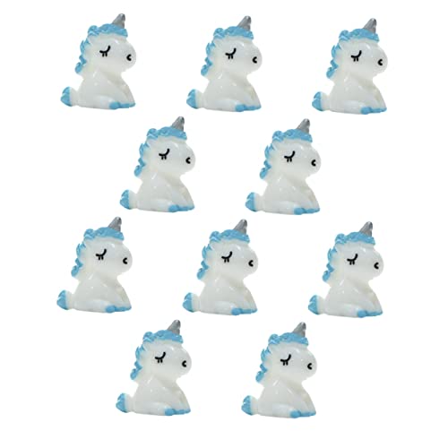 Hohopeti 10Stücke Mini Einhorn Figuren Teiliges Dekorationszubehör für Kreative Handgefertigte Unicorn Ornamente aus Langlebigem Harz für Zuhause und Büro Hohopeti 10Stücke Mini Einhorn Figuren Teiliges Dekorationszubehör für Kreative Handgefertigte Unicorn Ornamente aus Langlebigem Harz für Zuhause und Büro von Hohopeti