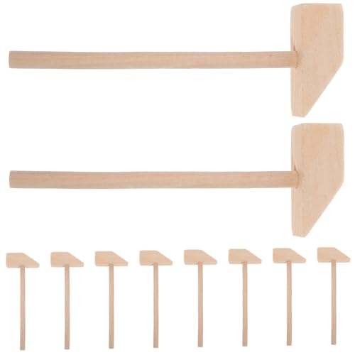 Hohopeti 10Stücke Mini Holzhammer Teiliges Leichtes für Hämmern von Blöcken Lehrreiche Aktivitäten und Partygeschenke Langlebig und Sicher im Gebrauch Hohopeti 10Stücke Mini Holzhammer Teiliges Leichtes für Hämmern von Blöcken Lehrreiche Aktivitäten und Partygeschenke Langlebig und Sicher im Gebrauch von Hohopeti