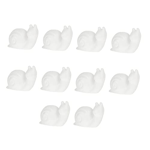 Hohopeti 10Stücke Teiliges DIY Schaumstoffmodell Schnecke Unvollendete Bastelobjekte für Kreative Projekte für Erwachsene zur Gestaltung Individueller Dekorationen Hohopeti 10Stücke Teiliges DIY Schaumstoffmodell Schnecke Unvollendete Bastelobjekte für Kreative Projekte für Erwachsene zur Gestaltung Individueller Dekorationen von Hohopeti