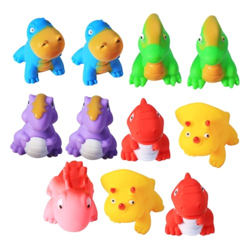 Hohopeti 12 Stück Entzückende Quetschspielzeuge, Interessante Badewannen-quietsch-Dinosaurier-spielzeuge Hohopeti 12 Stück Entzückende Quetschspielzeuge, Interessante Badewannen-quietsch-Dinosaurier-spielzeuge von Hohopeti