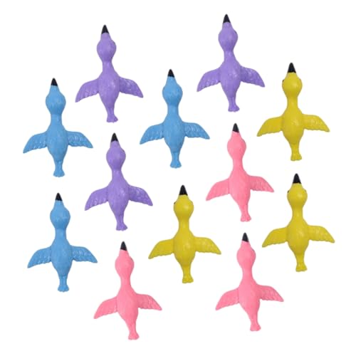 Hohopeti 12 Stück Teiliges Flamingo Fingerschleuder Bunte Fingerprank Toys Einfache Handhabung Lustiges Partyspielzeug und für Mädchen und Jungen Hohopeti 12 Stück Teiliges Flamingo Fingerschleuder Bunte Fingerprank Toys Einfache Handhabung Lustiges Partyspielzeug und für Mädchen und Jungen von Hohopeti