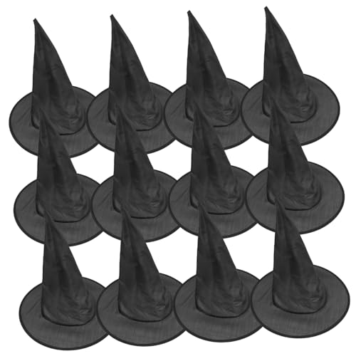Hohopeti 12 Stück Teiliges Hexenhut aus Schwarzem Oxford Halloween Cosplay Kostümzubehör für Damen Strapazierfähige Komfortable Party und Kostüm Accessoires für Halloween und Themenfeste Hohopeti 12 Stück Teiliges Hexenhut aus Schwarzem Oxford Halloween Cosplay Kostümzubehör für Damen Strapazierfähige Komfortable Party und Kostüm Accessoires für Halloween und Themenfeste von Hohopeti