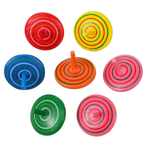 Hohopeti 12 Stück Teiliges Holz kreiselspielzeug für Bunte Schnell Rotierende Handkreisel Traditionelles Lernspielzeug Geschicklichkeit und Konzentration Zufällige Zufällige Farbe Hohopeti 12 Stück Teiliges Holz kreiselspielzeug für Bunte Schnell Rotierende Handkreisel Traditionelles Lernspielzeug Geschicklichkeit und Konzentration Zufällige Zufällige Farbe von Hohopeti