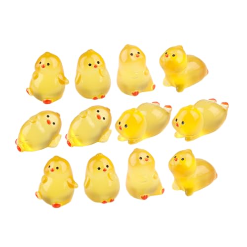 Hohopeti 12 Stück Teiliges Leuchtende Mini-küken Gartenfiguren aus Resin Kleine Hühner-deko für Miniaturlandschaften Geeignet für Garten Blumentöpfe und Mikro-landschaften Gemischte Hohopeti 12 Stück Teiliges Leuchtende Mini-küken Gartenfiguren aus Resin Kleine Hühner-deko für Miniaturlandschaften Geeignet für Garten Blumentöpfe und Mikro-landschaften Gemischte von Hohopeti