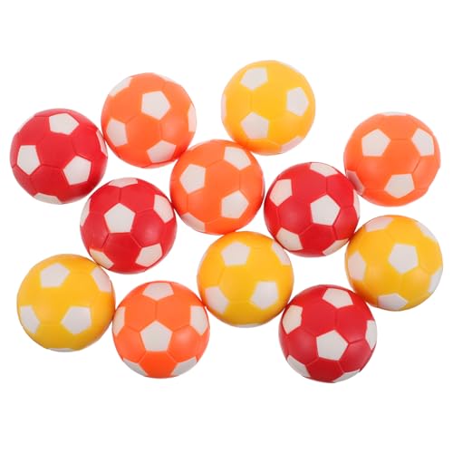Hohopeti 12 Stück Teiliges Mini Tischkicker Bälle Glatte Oberfläche für Dynamisches Tischfußballspiel Kompatibel mit Meisten Mini Tischfußball Ersatz für Erwachsene von Hohopeti