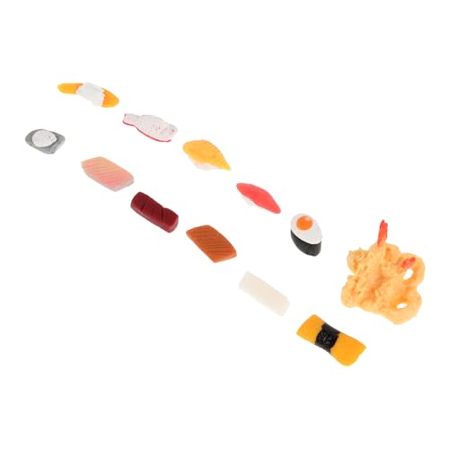 Hohopeti 12 Stück Teiliges Miniatur Sushi Realistische Japanische Puppenhaus Accessoires Lebendige Mini Food Modelle Langlebige Miniatur Essensdekoration für Puppenhaus Küche und Mini Haus Hohopeti 12 Stück Teiliges Miniatur Sushi Realistische Japanische Puppenhaus Accessoires Lebendige Mini Food Modelle Langlebige Miniatur Essensdekoration für Puppenhaus Küche und Mini Haus von Hohopeti